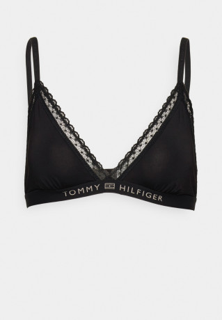 Tommy Hilfiger UNLINED Triangle bra black UNLINED Бюстгальтер с треугольными чашечками черный
