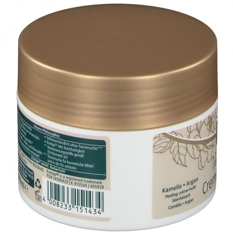 Kneipp Verwoehnendes Creme-Oel-Peeling, 200 ml, Kneipp питательный сахарный скраб для тела с аргановым маслом и маслом камелии, 200 мл