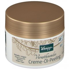 Kneipp Verwoehnendes Creme-Oel-Peeling, 200 ml, Kneipp питательный сахарный скраб для тела с аргановым маслом и маслом камелии, 200 мл