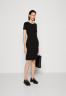 Tommy Hilfiger KNEE DRESS Jersey dress black ПЛАТЬЕ НА КОЛЕНАХ Платье из джерси черный