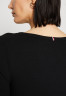Tommy Hilfiger KNEE DRESS Jersey dress black ПЛАТЬЕ НА КОЛЕНАХ Платье из джерси черный