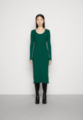 Tommy Hilfiger FRILL MIDI DRESS Jumper dress prep green ПЛАТЬЕ МИДИ FRILL платье-джемпер подготовка зеленый