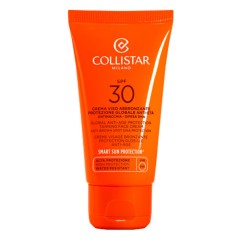 Collistar Global Anti-Age Protection Tanning Face Cream SPF 30  Крем для загара для лица Global Anti-Age Protection SPF 30