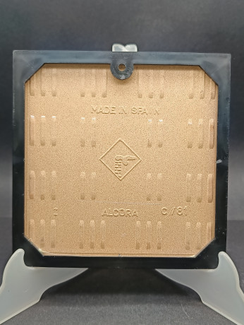 Панно винтажное Alcora "Замок Обергромбах", с подвесом, керамич.плитка, 16 х 16 см, Испания, 1970-80гг.