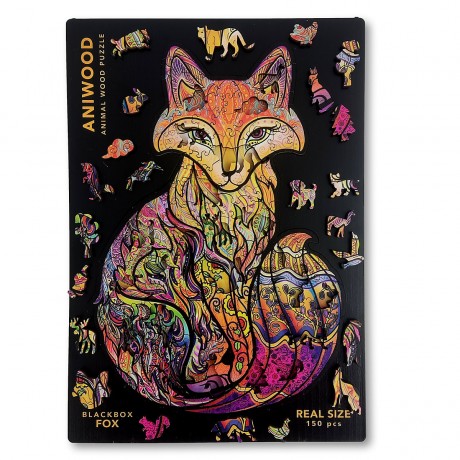 ANIWOOD Holz-Puzzle Fuchs M (150 Teile) Деревянный Пазл Лисица М (150 деталей)