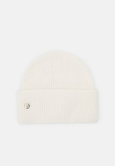 Tommy Hilfiger ELEVATED  BEANIE Beanie ivory ПОВЫШЕННАЯ ШАПКА Шапочка слоновая кость