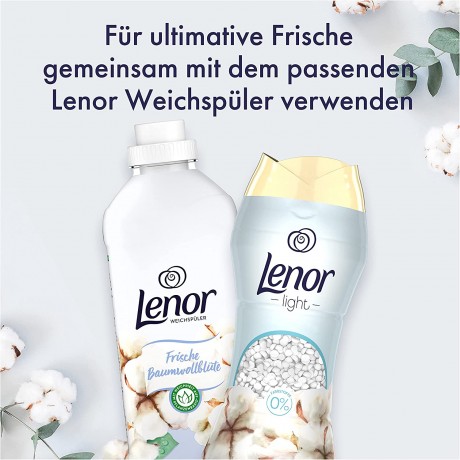 Lenor Wascheparfum Frische Baumwollblute 6st, Ленор Парфюм для стирки Хлопок со свежим ароматом цветков хлопка, 6 штук х 210 г