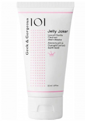Geek &amp; Gorgeous Jelly Joker, 50ml, Гель для умывания лица мягкое очищение без сульфатов, для всех типов кожи, 50 мл