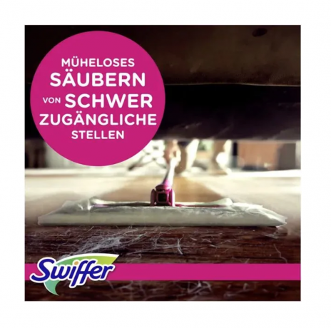 Swiffer Wischtucher Nachfullpackung 72st, Cалфетки для швабры Swiffer: сменные антистатические насадки от пыли и шерсти, 72 шт