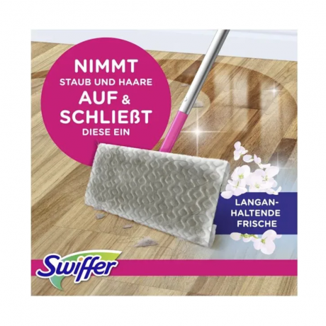Swiffer Wischtucher Nachfullpackung 72st, Cалфетки для швабры Swiffer: сменные антистатические насадки от пыли и шерсти, 72 шт
