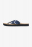 Tommy Hilfiger ELEVATED ROPE PRINT T-bar sandals space blue ELEVATED ROPE PRINT Сандалии с Т-образной перемычкой космический синий