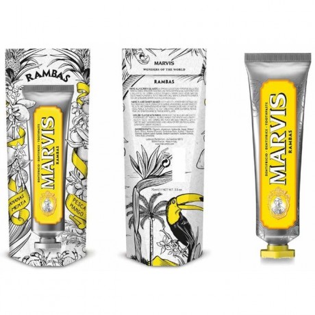Marvis Limited Edition Rambas Зубная паста, ограниченная серия Rambas с фруктовым вкусом, 75 мл