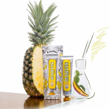 Marvis Limited Edition Rambas Зубная паста, ограниченная серия Rambas с фруктовым вкусом, 75 мл
