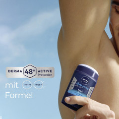 NIVEA MEN Fresh Active Deodorant Stick, 50 ml, Нивеа Мужской дезодорант стик, 0% алюминия, формула INFINIFRESH, 48ч защита, 50 мл
