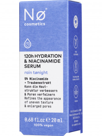 NO COSMETICS rain tonight Hypersleep Serum, 20 ml, No Cosmetics Ночная сыворотка для лица с ниацинамидом, глубокое восстановление кожи во сне, без отдушек, 20 мл