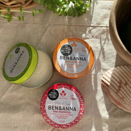 BEN&ANNA Deocreme Vanilla Orchid 45g, Ben & Anna Натуральный крем дезодорант Ваниль и орхидея, 45 г