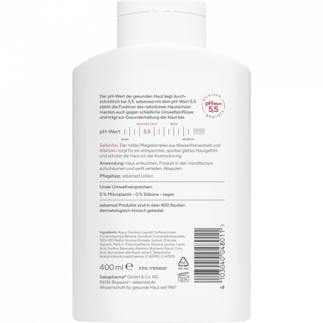SEBAMED Wellness Dusche, 400 ml, Себамед Гель для душа велнес, расслабляющий, для чувствительной кожи, 400 мл