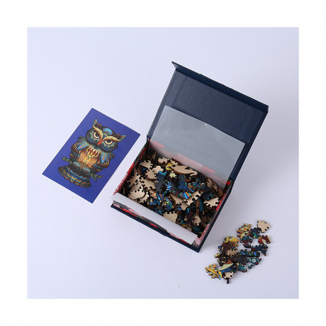 Hocan Holzpuzzle Unregelmassiges dreidimensionales Tierpuzzle Деревянная головоломка Неправильная трехмерная головоломка с животными