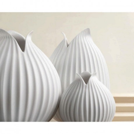 ASA SELECTION ASA Yoko Vase weiss matt h: 22 cm / d: 15 cm Ваза ASA Yoko белая матовая В: 22 см / Г: 15 см