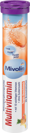 Mivolis Brausetabletten SET 5x20 St., Миволис НАБОР Мультиминералы+Мультивитамины+Витамин C+Кальций+Магний, 5х20 шт