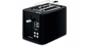 Krups Krups Smart'n Light Toaster KH6418 schwarz, 850 Watt, fur 2 Scheiben Toast  schwarz Тостер Krups Smart&#39;n Light KH6418 черный, 850 Вт, на 2 ломтика тостов