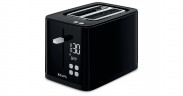 Krups Krups Smart'n Light Toaster KH6418 schwarz, 850 Watt, fur 2 Scheiben Toast  schwarz Тостер Krups Smart&#39;n Light KH6418 черный, 850 Вт, на 2 ломтика тостов