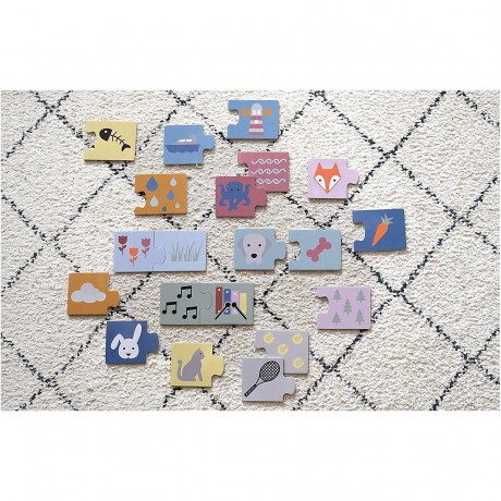 KINDSGUT Puzzle Duo Paula Lernspiele Логические дуэт Паула развивающие игры