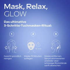 WELEDA Exo Boost Collagen Tuchmaske Blauer Enzian, 20 ml, Тканевая маска Exo Boost Collagen с синей горечавкой и комплексом Collagen+ Active, 20 мл