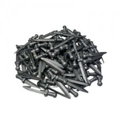 LEGO Lego Gladiator Schwert Silber - Flat Silver Weapon 18034 - 50x Lego Gladiator Sword Silver — плоское серебряное оружие 18034 — 50x