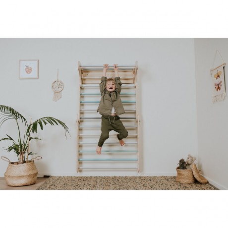 leggo Kletterdreieck Sprossenwand mit Rampe Восхождение на треугольную шведскую стенку с рампой