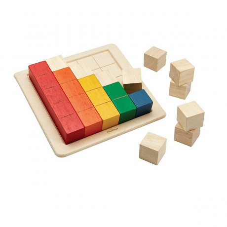 PLANTOYS Lernspiel Zahlklotze bunt Unit Link Lernspiele Образовательные игровые блоки красочные обучающие игры Unit Link