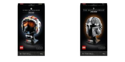 LEGO 2er Set: 75327 Helm von Luke Skywalker (Red 5) + 75328 Mandalorianer Helm Набор из 2 предметов: 75327 Шлем Люка Скайуокера (красный 5) + 75328 Мандалорский шлем