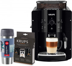 Krups Krups Kaffeevollautomat Arabica Picto, + EMSA Travel Mug + XS5300 Reinigungs- und Pflegeset  Полностью автоматическая кофемашина Krups Arabica Picto + дорожная кружка EMSA + набор для чистки и ухода XS5300