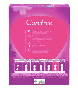 Carefree  Slipeinlagen Large Plus leichter Duft, Прокладки ежедневные Large Plus с легким ароматом, 48 шт, 2 упаковки (96 шт)