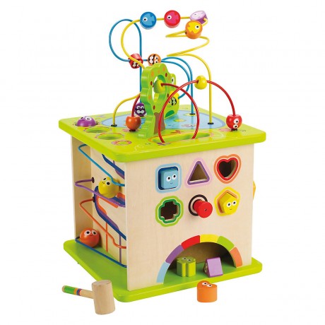 HAPE Motorikwurfel kleine Tierchen Кубик моторики мелких животных