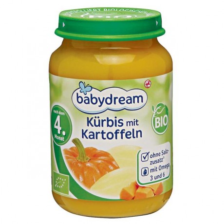 babydream Bio Menu Kurbis mit Kartoffeln 190 г