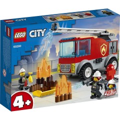 City Fire 2er Set: 60280 Feuerwehrauto + 60282 Mobile Feuerwehreinsatzzentrale ЛЕГО Пожарная машина с лестницей+Команда пожарных