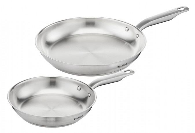 Tefal Tefal Pfannenset 2-tlg. Virtuoso silber Набор сковородок Tefal 2 шт. Виртуоз