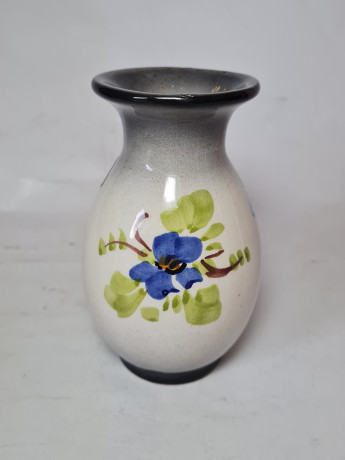 Dipinto A Mano Ваза для цветов "Пейзаж", ручная роспись, 12,5 x 7 см, Италия, 1960-70гг.