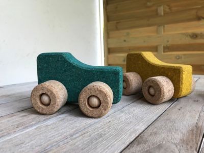 KORXX Spielzeugauto Kork Traktor Игрушечный трактор из пробки