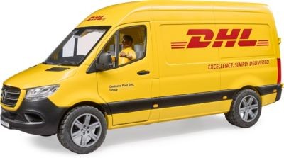 Bruder MB Sprinter DHL mit Fahrer und Zubehor MB Sprinter DHL с водителем и аксессуарами