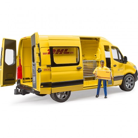 Bruder MB Sprinter DHL mit Fahrer und Zubehor MB Sprinter DHL с водителем и аксессуарами