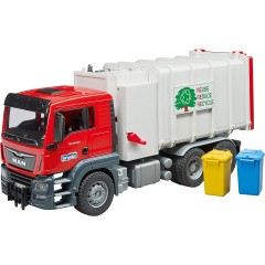 Bruder MAN TGS Seitenlader Mull-LKW Мусоровоз с боковой загрузкой MAN TGS