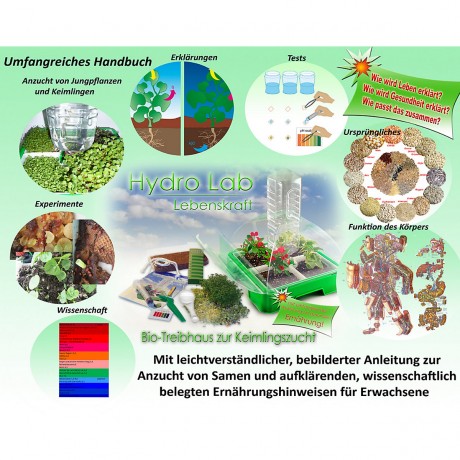 MEDUP Hydro-Lab Bio Garten Experimentierkasten Набор для экспериментов с органическим садом Hydro-Lab