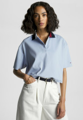 Tommy Hilfiger RLX SPLIT GLOBAL STR CROP Polo shirt breezy blue RLX SPLIT GLOBAL STR CROP Рубашка поло свежий синий