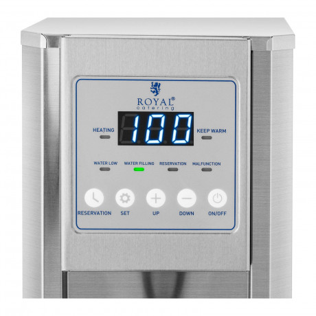 Royal Catering Royal Catering Heisswasserspender Heisswasserspender Wasseranschluss Heissgetrankespender 8 l Wasserkocher, 8 l, 2100 W Диспенсер для горячей воды Royal Catering Диспенсер для горячей воды Подключение воды Диспенсер для горячих напитков Ча