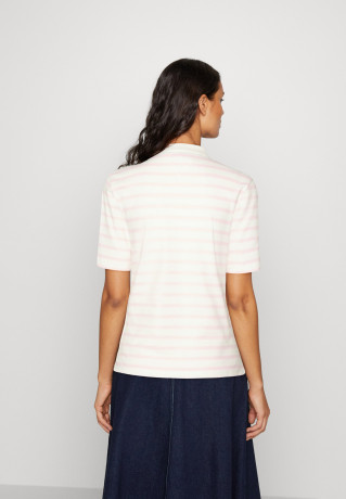 Tommy Hilfiger REG STRIPE Polo shirt Breton Ecru/Pastel Pink REG STRIPE Рубашка поло Бретонский экрю/Пастельно-розовый