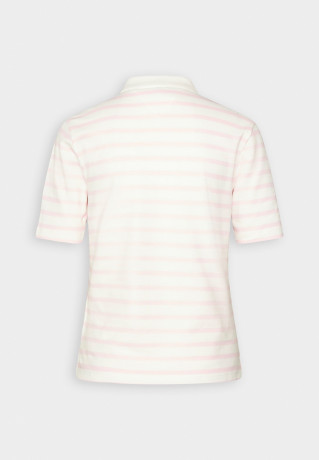 Tommy Hilfiger REG STRIPE Polo shirt Breton Ecru/Pastel Pink REG STRIPE Рубашка поло Бретонский экрю/Пастельно-розовый