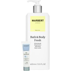 Marbert (Марберт)  Bath &amp; Body Fresh Body Lotion Лосьон для тела, + AquaBooster Serum 15 мл / 400 мл