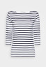 Tommy Hilfiger SLIM BOAT Neck 3/4 Sleeve Long sleeved top breton desert sky/white SLIM BOAT Neck Рукав 3/4 Топ с длинными рукавами бретонская пустыня небо/белый